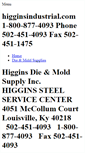 Mobile Screenshot of higginsindustrial.com